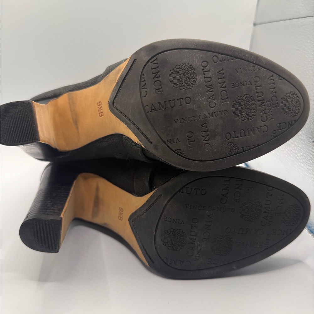 Vince Camuto Black Wrap Ankle Booties VP-Charisa - Picture 4 of 7
